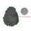 Tapis d'alimentation pour chien, coussin de reniflage pour 3