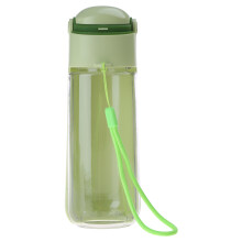 Foldable Dog Water Bottle Leak Proof for Walking Hiking-Green