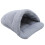 Hamster Winter Bed Bunny Hideout Plush House Nest-Light Grey 1