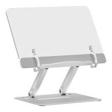 Opvouwbare laptopstandaard met brede compatibiliteit, ergonomische verstelbare standaard voor MacBook, HP, Dell, Lenovo en tablets, stevige