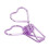 Binderclips, hohl, Herzform, starke Klemmkraft, 11
