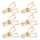 100 Stück Binder-Clips, niedliche 5