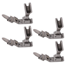 4 pièces de pied presseur en acier inoxydable pour couture industrielle