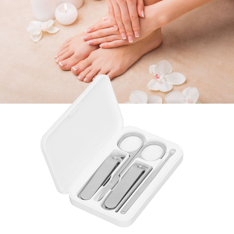 5-teiliges Nagelknipser-Set aus Edelstahl, hohe