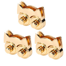3pcs Owl Shape Alloy Thumb Purse Locks for Bags and Suitcases