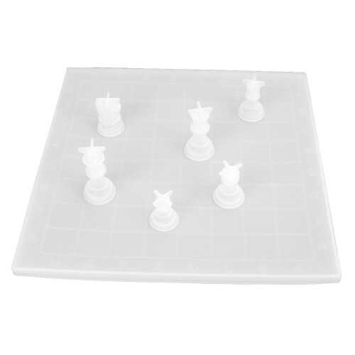 7-teilige Schachformen, flexibel, 1