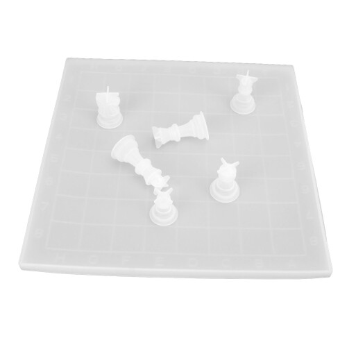 7-teilige Schachformen, flexibel,