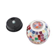 Elegant Glass Rhombus Solar Lamp Perfect for Weddings & Gifts