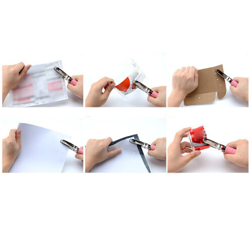 Small Single Hole Punch - Compact 3mm Metal & Plastic Hand Tool