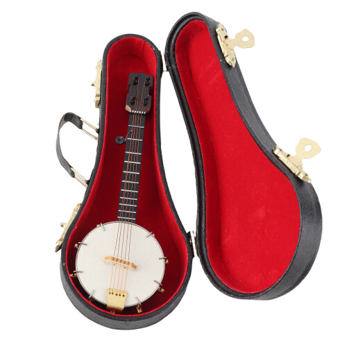 Miniatur-Banjo-Modell, lebensechte, glattere 1