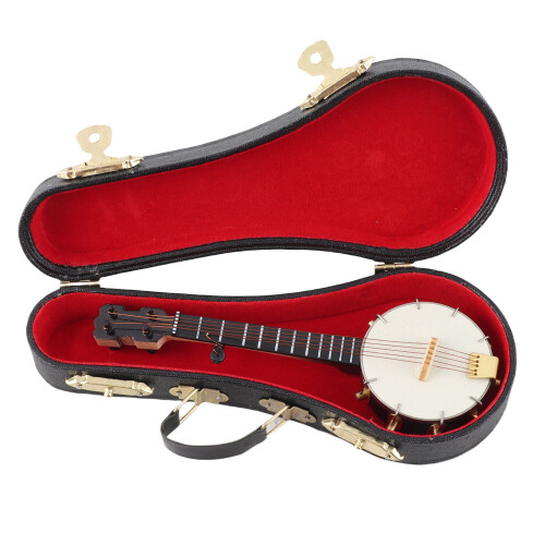 Miniatur-Banjo-Modell, lebensechte, glattere 2