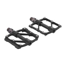 GUB 1 Pair Aluminum Alloy Mountain Bike Pedals with 3 Bearings, Anti-slip (Black)