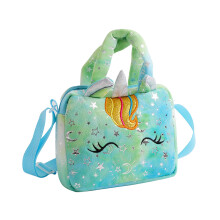 Trendy crossbodytas met enkele schouder Leuke pennenzak-Blauw