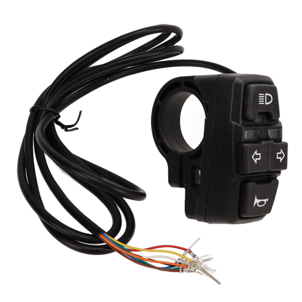 In 1 Motorcycle Handlebar Control Switch, Horn Front Switch, Universal Control Turn Signal, Rated Voltage 36V 48V, Easy To Install, Wide Light 9482828822551