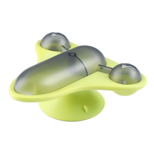 Cats Activity Feeder Cats Interactive Toy Treat-Grass green