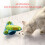 Cats Activity Feeder Cats Interactive Toy Treat-Grass green 4