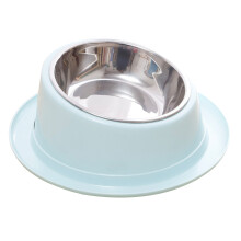 Elevated Dog Cats Bowls Stress Free Pet Feeder Waterer-Blue