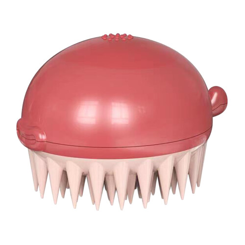 Pet Bath Massage Brush Quickly Cleaning Brush Tools-Red