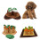 Pet Snuffle Feeding Mat Dog Interactive Puzzle Squeak-Square 4