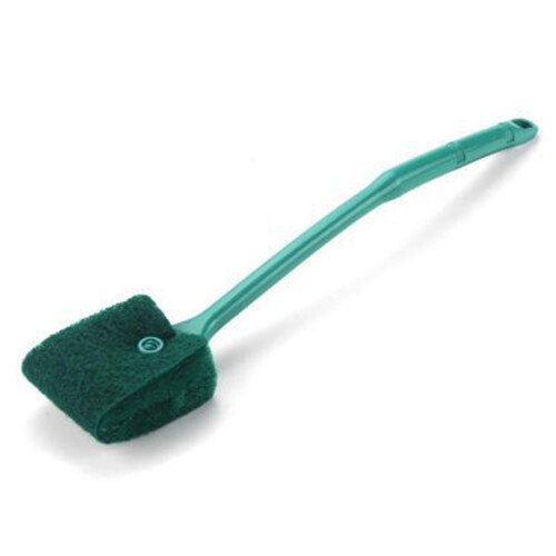 Aquarium Algaes Scraper Double-Side Sponge Brush Long-Green