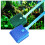 Aquarium Algaes Scraper Double-Side Sponge Brush Long-Green 6