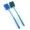 Aquarium Algaes Scraper Double-Side Sponge Brush Long-Green 7