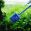 Aquarium Algaes Scraper Double-Side Sponge Brush Long-Green 5