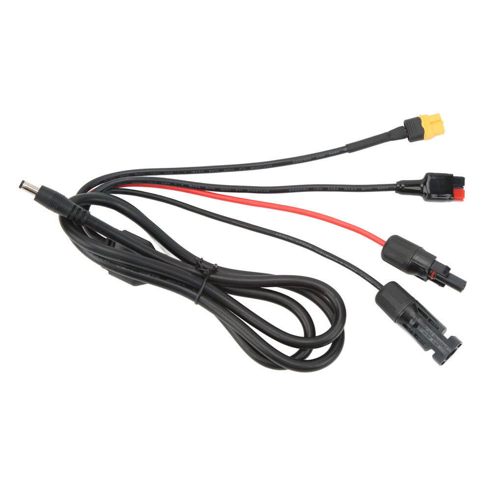 1 To 4 Solar Panel Extension Cable Dc 5.5X2.1mm Connectors, 1.52M 6931372463732