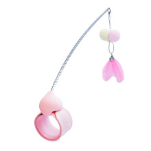 Roze 11,8 inch Katten Wandspeelgoed Katten Veren Speelgoed