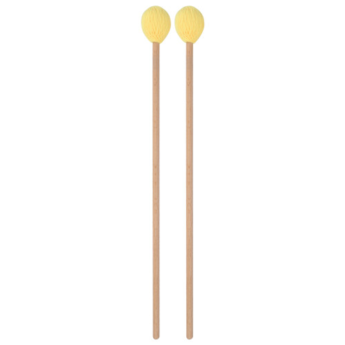 Yellow Maple Handle Marimba Mallets Medium Hard Yarn Percussion Sticks
