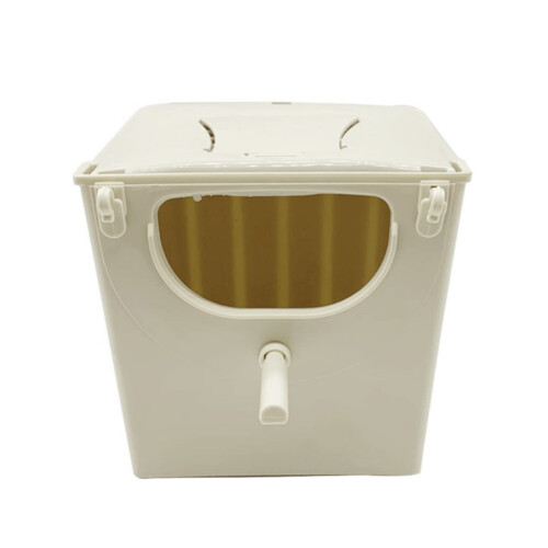 Plastic Birds Breeding Box Top Open Outside or Inside Hanging