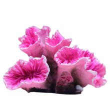 Artificial Coral Plant Aquarium Resin Ornament-Pink