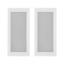 Set di coperture protettive in silicone bianco per prese d'aria per bambini – 2 pezzi