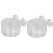 Gobelet d'alimentation en acrylique pour plantes, 2 pièces,
