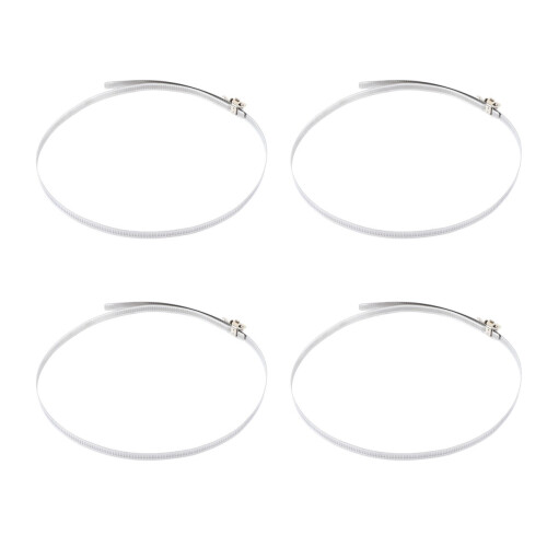 Collier de serrage à diamètre variable, collier de serrage de protection polyvalent, pour construction en acier inoxydable, fixations de qualité