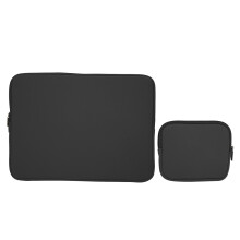 Husă de protecție pentru laptop, croială rafinată pentru afișaje de 15,6", spumă de înaltă calitate în culori solide și multispandex, stil