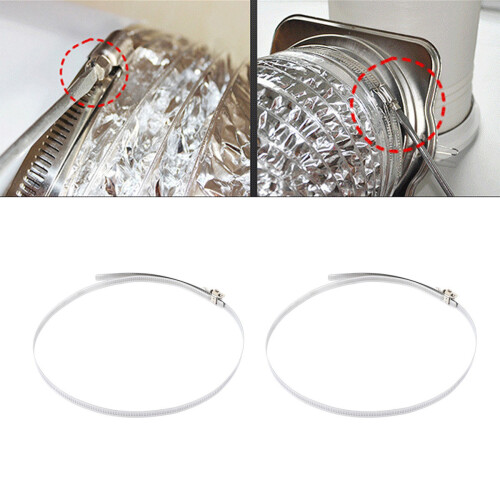 Collier de serrage à diamètre variable, collier de serrage de protection polyvalent, pour construction en acier inoxydable, fixations de qualité 1
