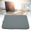 Capa protetora acolchoada e macia para laptop, à prova d'água, com design moderno e zíper de metal suave para laptops de 14 a 15 polegadas. 6