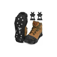 Lightweight Ice Cleats, Durable High-Quality Material For Longevity, Portable & Easy To Use For Instant Winter Safety