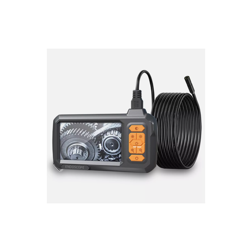 Endoscope Camera For Professional Inspections, Hd Semi-Rigid Cable For Easy Maneuvering, Adjustable Led Lights For Optimal Visibility, Screen Zoom 9433291000571