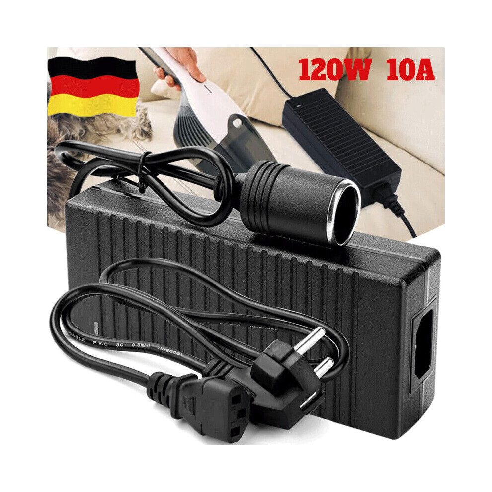 Reliable Power Supply Adapter For Car Razors And Other 12V Devices, Featuring An Inner Cooling Fan And Overheat Protection, Ensuring Safe And 9173940596023