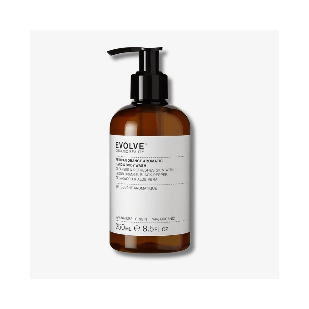 Evolve Organic Beauty African Hand & Body Wash 250Ml Gentle Refreshing Aroma
