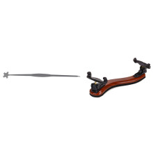 1Pc Violin Sound Post Setter Repair Tool & 1x Violin Shoulder Rest Support 3/4 4/4 Maple Wood Violin Shoulder Rest