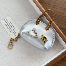 (Style C) 2PCS New cartoon cat shell bag pendant - sweet girl charm with elegant style - bag pendant accessory