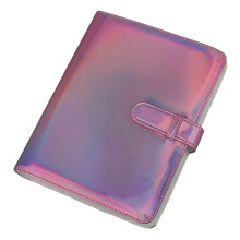 256 Taschen PU Wasserdichtes Fotoalbum Pink 20x16cm Leichtgewicht