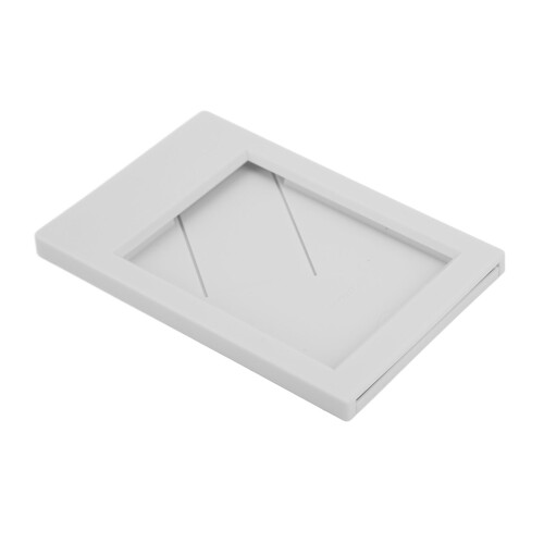 Grey Plastic Photo Frame for Instax Mini 3in Photos Rectangular Desktop Stand