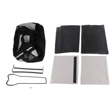 Borsa da bici in tessuto impermeabile per portapacchi posteriore, borsa da sella per bicicletta di grande capacità, impermeabile e resistente alle