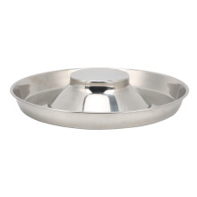 Adjustable Height Design Stainless Steel Puppy Bowls Weaning Puppies Bowl Easy To Clean Corrosion Resistant Slow Feeder Bowls Raised Center Design