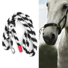 Strong Braid Horse Lead Rope with Alloy Hooks, 1.5m Polyester