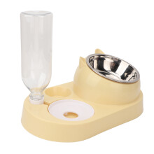 Set di ciotole automatiche in acciaio inossidabile per acqua e cibo per animali - 32,3 cm